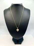 Beautiful 3 Ct Heart Cut Simulated Diamond Pendant Necklace