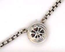 David Yurman Citrine cookie pendant on chain