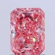 Superb I.G.I. Certified Lab Diamond - 2.07 Carats, Cut Corner Rectangular Modified Brilliant Cut