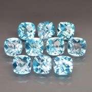 Huge 17.57ct 10 piece Brazilian Topaz set! That's 1.75ct each!