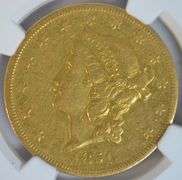 Very Scarce 1851-O Type 1 $20 Liberty Gold Piece. NGC XF45