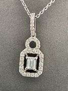 CERTIFIED BRAND NEW 14K WHITE GOLD DIAMOND NECKLACE