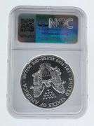 1992 American Silver Eagle, NGC MS69 "Red Book Label"
