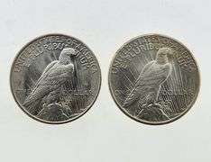 1924 & 1925 Silver Peace Dollar