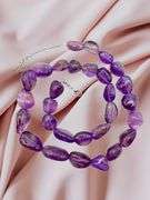 Radiant Large 464 Cttw Natural Amethyst Necklace