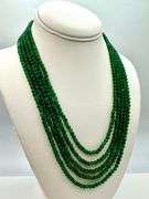 Beautiful Mined From The Earth 324 Ctw Natural Emerald Necklace