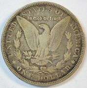 Very scarce key date 1893-O Morgan Silver Dollar in VF