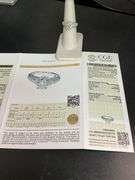 CERTIFIED BRAND NEW 18K WHITE GOLD DIAMOND ENGAGEMENT RING
