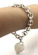 Tiffany & co heart tag charm bracelet
