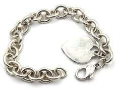 Tiffany & co heart tag charm bracelet