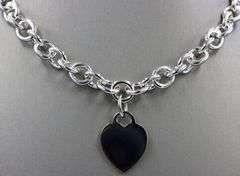 Tiffany & Co return to Tiffany heart shaped charm necklace