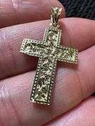 10k Yellow Gold Cross Pendant