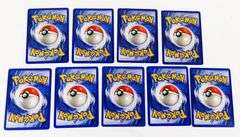 9 Pokémon 1999 Trade Cards