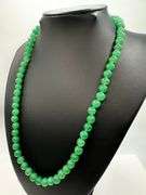 Beautiful 263 Cttw Natural Mined From The Earth Emerald Necklace.