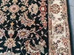 Fine Silk&Wool Tabriz Runner 2.6x12'