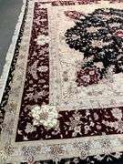 Magnificent Silk &Wool Tabriz Rug 9.6x14