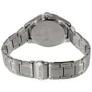 Seiko Women’s Stainless Steel Watch – Blue Dial, Sapphire Crystal, 30mm Case, Date Display, 100M Wat