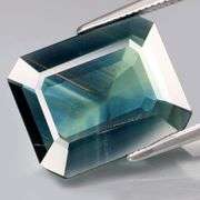 Multi-color! Pendant cut! Super clean! 5.19 carat Sapphire!