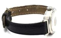 Tiffany & Co by Movado Mechanical movement on leather strap watch