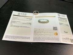 CERTIFIED BRAND NEW WHITE AND ROSE GOLD DIAMOND BAND / RING