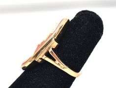 Vintage 10K Yellow Gold Cameo Ring