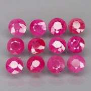 Bright pinkish red! 4.52 carats of REAL Burmese Rubies!