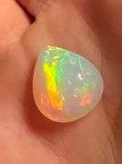 Magnificent 6.42ct full body rainbow chaff flashing Welo Opal