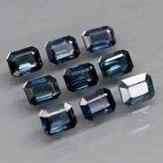 Beautifully colored 2.60ct ink blue Sapphire set