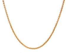 Smooth Feeling 18K YG Wheat  Necklace