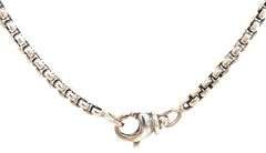 David Yurman black onyx cookie pendant on chain