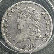 1831 Capped Bust Silver Half Dime Early U.S. Coinage Classic Type Circulated