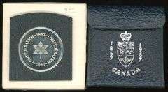 1967 Canadian Confederation Silver Medal in Original Packaging