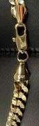 Sharp 42.5 Gram Yellow Gold Plated Cuban Link Chain Necklace