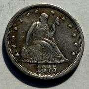 1875 S Twenty Cent Piece