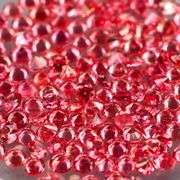 Vibrant color! Diamond cut! 2.86ct hot red Sapphire set!