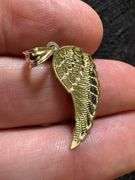 10k Yellow Gold Angel Wing Pendant