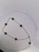 CERTIFIED 14K YELLOW GOLD CLOVER NECKLACE