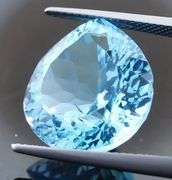 Expertly cut! 16.54ct vibrant Swiss blue Topaz from Brazil!
