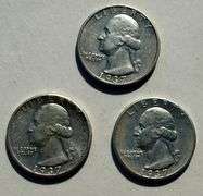 1937 PDS Near Unc Washington Quarters