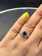ENCHANTED DISNEY VILLAINS BY ZALES MALEFICENT 2.00CTW BLACK DIAMOND RING