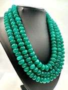 Beautiful 2028 Cttw Majestic Mined From The Earth  Emerald Necklace