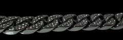 Dazzling Huge 163.9 Gram 14 Kt White Gold Plate Royal Flush Necklace Pendant