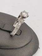CERTIFIED 14KT WHITE GOLD AND DIAMOND ENGAGEMENT RING