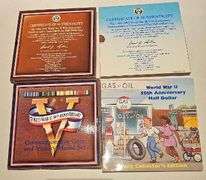 Two Each WW11 1991-5 Collector's Edition & Victory Medal Sets