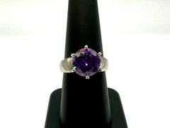 Amazing 3.5 Ct Vs1 Russian Color Change Lab Simulated Alexandrite Ring