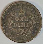 Sharp 1883 Kingdom of Hawaii Ten Cent Piece in Choice XF