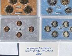 2009 & 2010 US Proof Sets.