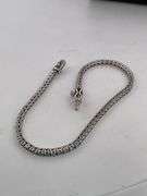 CERTIFIED BRAND NEW 14K WHITE GOLD DIAMOND TENNIS BRACELET
