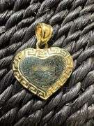 10k Yellow Gold Heart Pendant