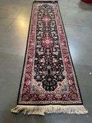 Fine Silk&Wool Tabriz Runner 2.6x10'